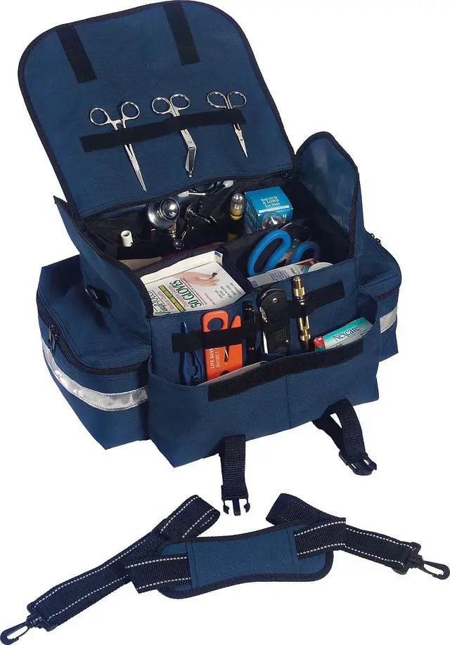 Alt view image 4 of 9 - ERGODYNE GB5005 Duffel Bag, Nylon, 30 in L, 15 in W, Red