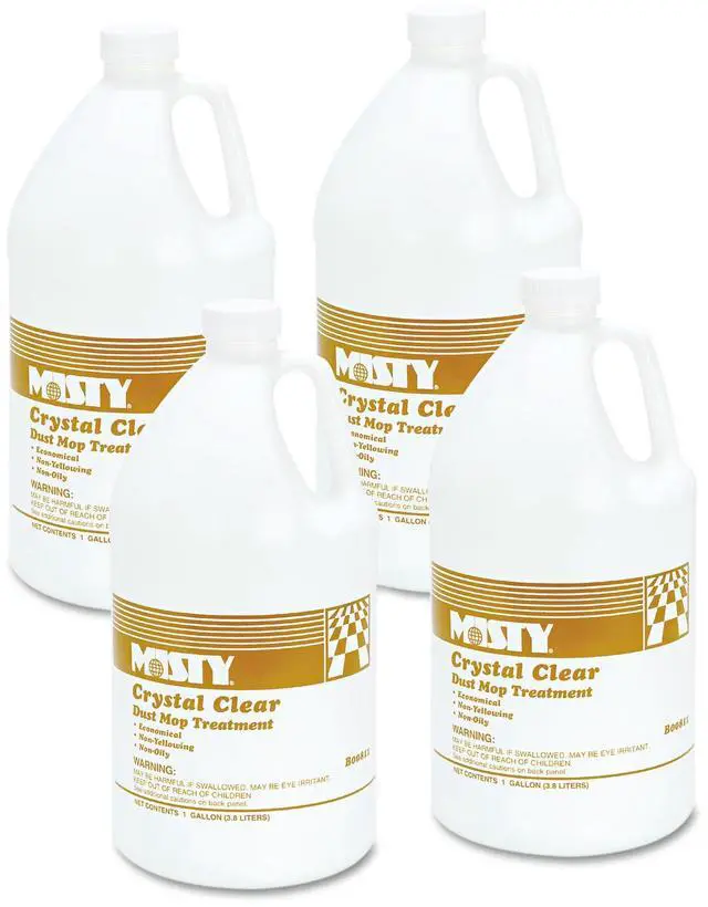 Alt view image 2 of 7 - Misty Dust Mop Treatment Attracts Dirt Non-Oily Grapefruit Scent 1gal 4/Carton 1003411
