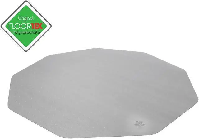 Alt view image 14 of 20 - Polycarbonate Chair Mat with Smooth Back