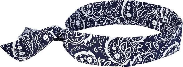 Alt view image 5 of 7 - Cooling Bandana,Universal,Blue CHILL-ITS BY ERGODYNE 6700