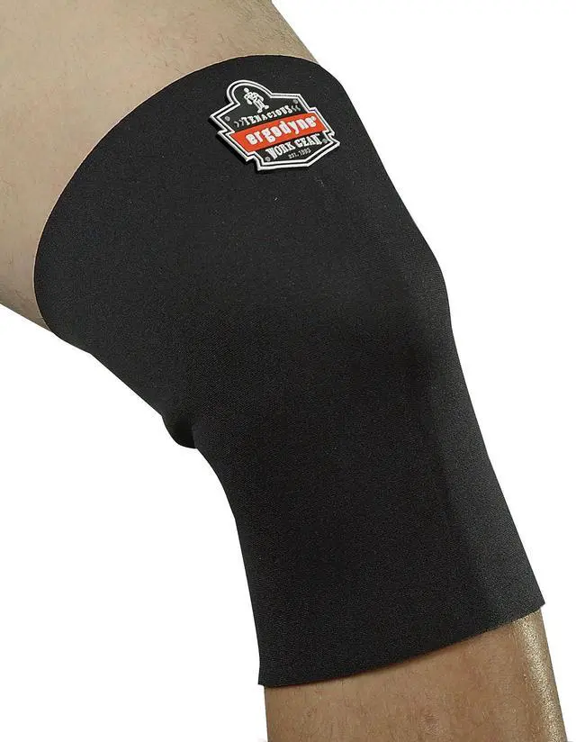 Alt view image 2 of 5 - Ergodyne ProFlex Single-Layer Neoprene Knee Sleeve Black Small 16502