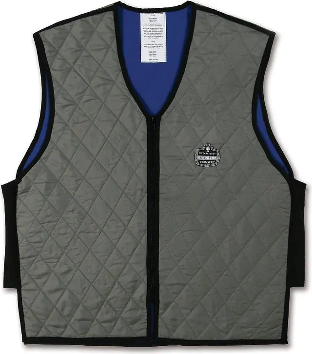 Main image of Ergodyne Chill-Its 6665 Evaporative Cooling Vest Gray Large 12544