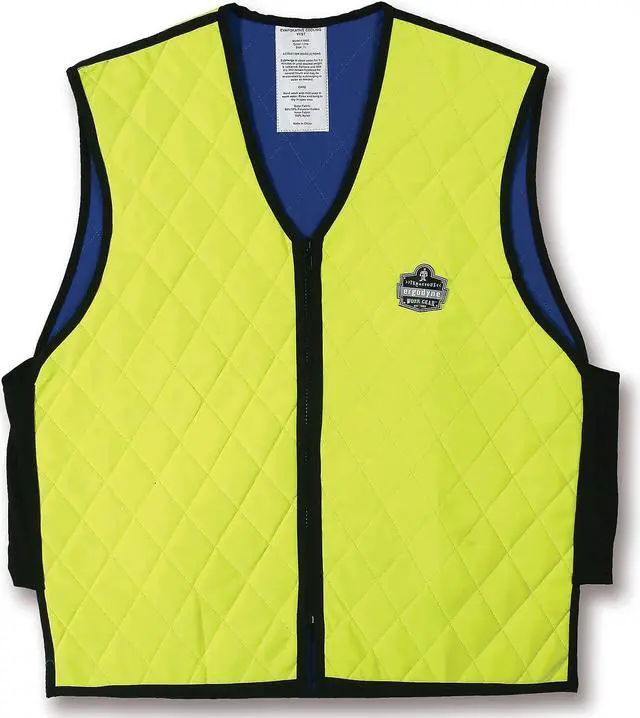 Alt view image 2 of 4 - Ergodyne Chill-Its 6665 Evaporative Cooling Vest Gray 2XL 12546