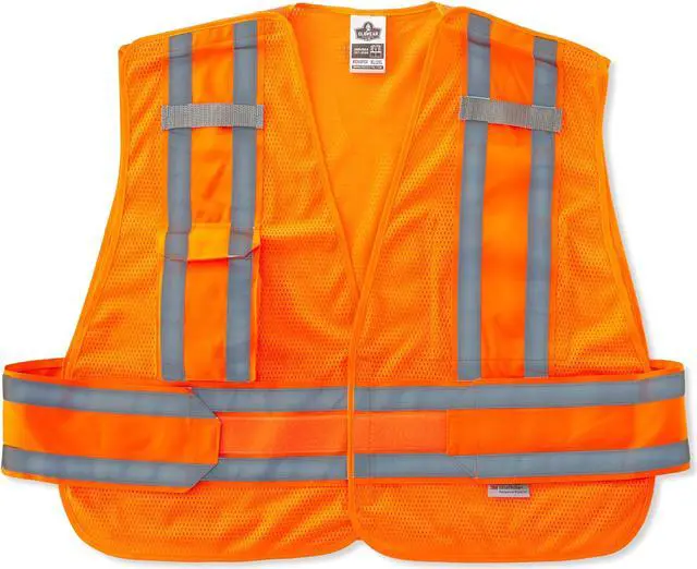 Main image of Ergodyne GloWear 8244 Expandable Public Safety Vest Orange 3XL+ 21363