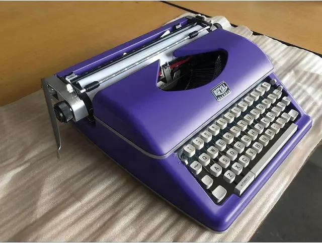 Alt view image 8 of 20 - Royal 79119Q Classic Manual Typewriter, Purple