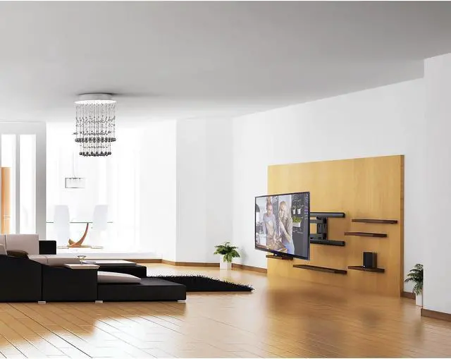 Alt view image 9 of 19 - Kanto PMX700 Black 42" - 100" Pro Series Mount for 42" to 100" Flat Panel TVs