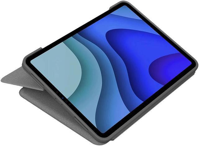 Alt view image 13 of 20 - Logitech Folio Touch iPad Keyboard Case with Trackpad and Smart Connector for iPad Pro 11-inch (1st, 2nd, 3rd Generation) - Grey