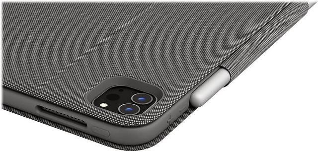 Alt view image 17 of 20 - Logitech Folio Touch iPad Keyboard Case with Trackpad and Smart Connector for iPad Pro 11-inch (1st, 2nd, 3rd Generation) - Grey