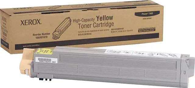 Alt view image 4 of 14 - XEROX 106R01079 YELLOW HIGH CAPACITY TONER CARTRIDGE, PHASER 7400, 106R01079