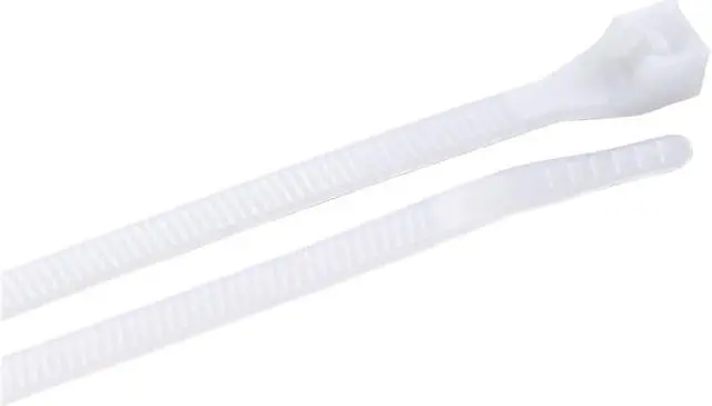 Alt view image 7 of 10 - Standard Cable Ties with Doublelock, 75 Lb Tensile Strength, 8 In, Natural, 1,000/Bag