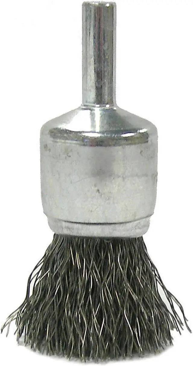Main image of WEILER 90187 Crimped Wire End Wire Brush, Steel, 3/4"
