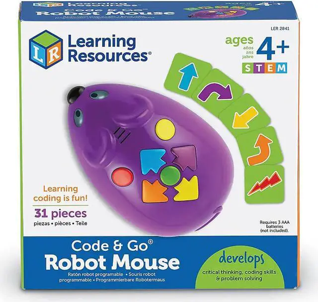Alt view image 18 of 20 - Learning Resources LER2841 Stem Robot Mouse