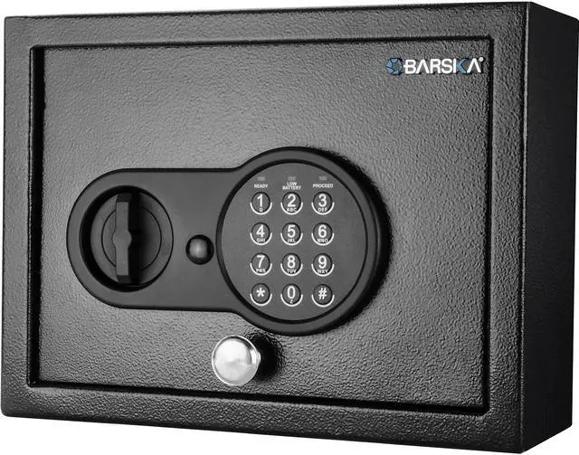 Alt view image 9 of 16 - BARSKA AX12622 Security Safe,Black,10.5 lb.