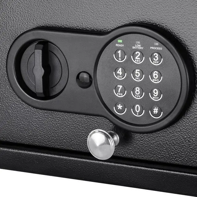 Alt view image 11 of 16 - BARSKA AX12622 Security Safe,Black,10.5 lb.