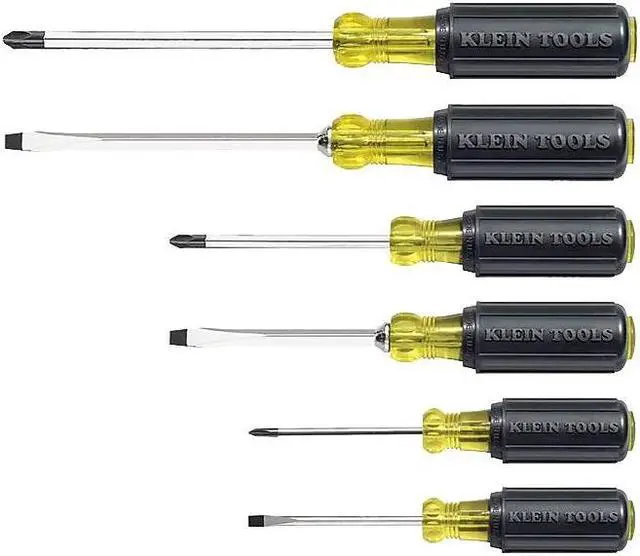 Alt view image 11 of 11 - Klein Tools 409-85074 Screwdriver Set 6Pc Cushion-Grip Assortment
