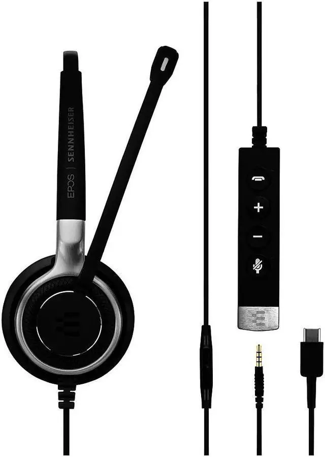 Alt view image 9 of 13 - EPOS Sennheiser SC 635 USB (507254) - Single-Sided Business Headset | UC Optimized and Skype for Business Certified | For Mobile Phone, Tablet, Softphone, and PC (Black)