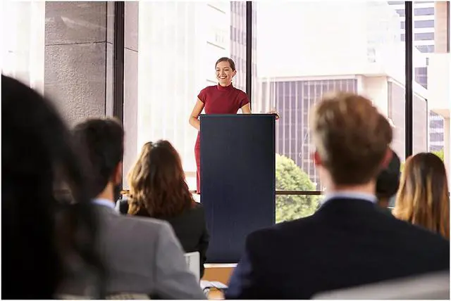 Alt view image 4 of 6 - AdirOffice 46"H Floor Standing Lectern with Adjustable Shelf Black (661-01-BLK)