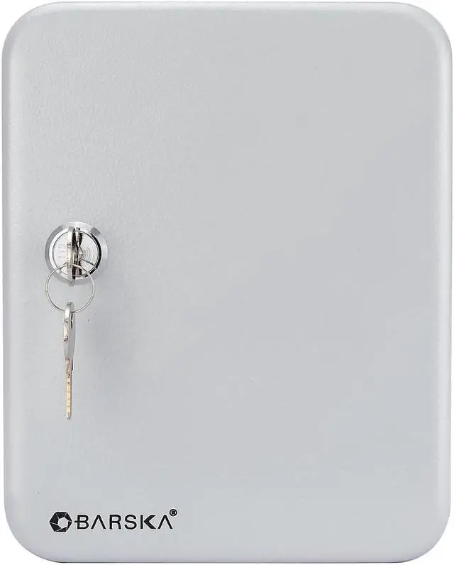 Alt view image 17 of 20 - Barska Key Cabinet, 20 Capacity, 8" H Matte Steel CB12482