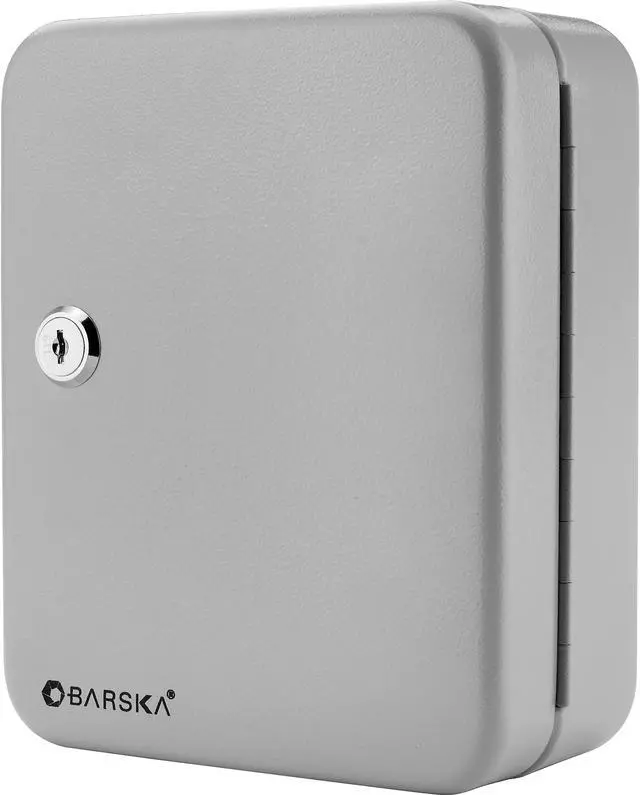 Alt view image 15 of 20 - Barska Key Cabinet, 20 Capacity, 8" H Matte Steel CB12482