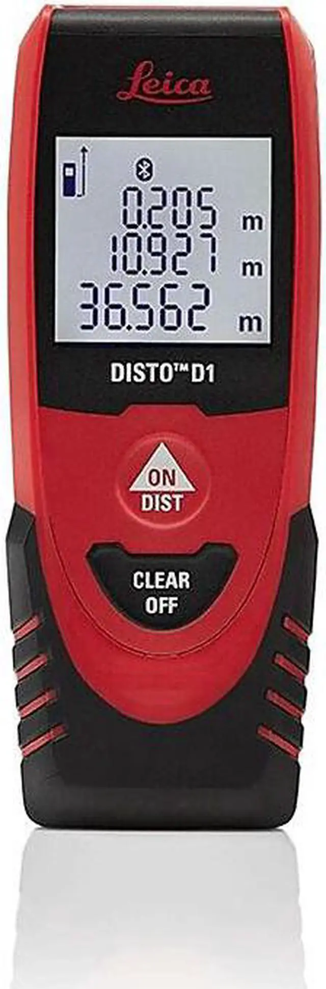 Alt view image 6 of 10 - Leica's newest laser distance measuring tool, the Leica DISTO D1. Accuracy that will leave your tape measure on your belt, and functionality that will keep your pencil at home.