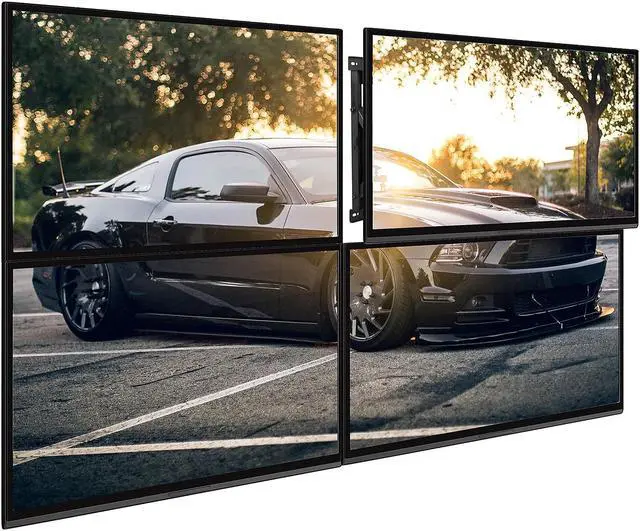 Alt view image 12 of 15 - Mount-It! Digital Signage TV Mount | Fits 50"-70" TVs | Menu Board Pop Out Function