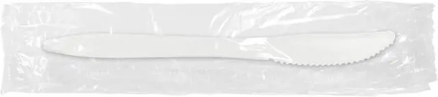 Alt view image 3 of 4 - Berkley Square Individually Wrapped Cutlery, Knives, 1,000/Carton (BSQ1101000)