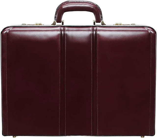 Alt view image 8 of 11 - DALEY Leather 3.5" Attach Briefcase