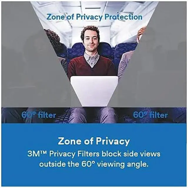 Alt view image 13 of 15 - 3M Privacy Filter Black Matte Glossy
