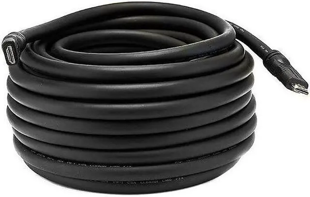 Alt view image 6 of 7 - Monoprice Super VGA Cable - 50 Feet - HD15 Male/Male with Stereo Audio and Triple Shielding (Gold Plated)