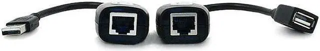 Alt view image 4 of 14 - Monoprice USB Extender over Cat5e or Cat6 Connection, up to 150ft