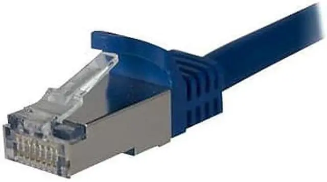 Alt view image 2 of 3 - 10FT CAT6A BLUE SHIELDED MOLDED