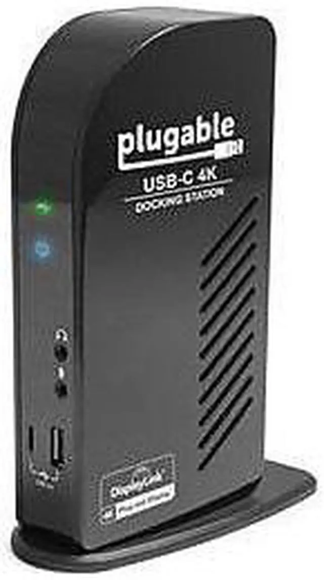 Alt view image 9 of 18 - Plugable USB C 4K Triple Monitor Laptop Docking Station with 100W Power Delivery, 3x HDMI and 3x DisplayPort, for Thunderbolt 3/4 and USB-C Windows and Mac