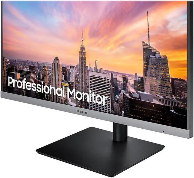 Alt view image 18 of 20 - Samsung SR650 Series 24 inch IPS 1080p 75Hz Computer Monitor for Business with VGA, HDMI, DisplayPort, and USB Hub, 3-Year Warranty (S24R650FDN), Black