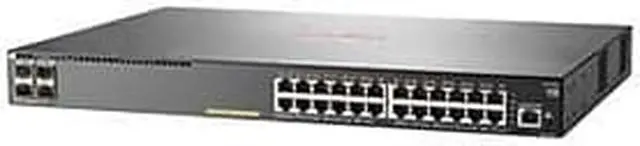 Alt view image 7 of 15 - Aruba 2930F 24G PoE+ 4SFP+ Managed L3 Switch - 24 PoE+ Ethernet Ports & 4 1/10 Gigabit SFP+ Uplink Ports - JL255A#ABA
