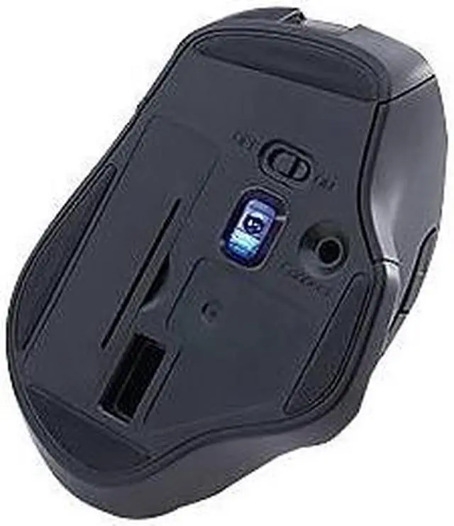 Alt view image 18 of 20 - Verbatim Silent Ergonomic Wireless Blue LED Mouse Red 70243