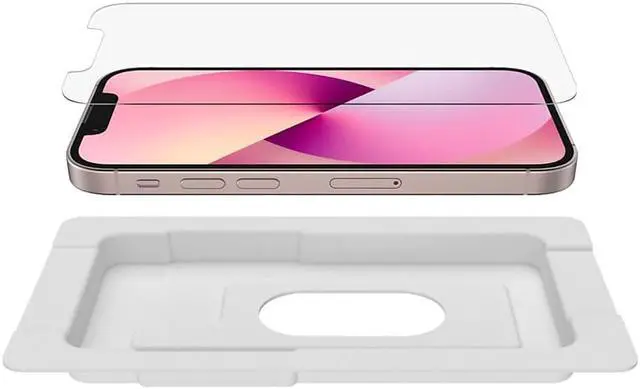 Alt view image 5 of 6 - Belkin SCREENFORCE UltraGlass Protector for iPhone 13 mini (OVA077zz)