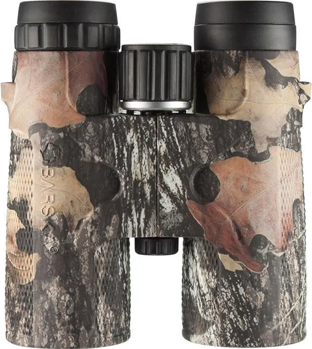 Alt view image 8 of 14 - BARSKA AB11848 BARSKA 12X42 WP BLACKHAWK GREEN LENS BINOCULARS IN MOSSY OAK