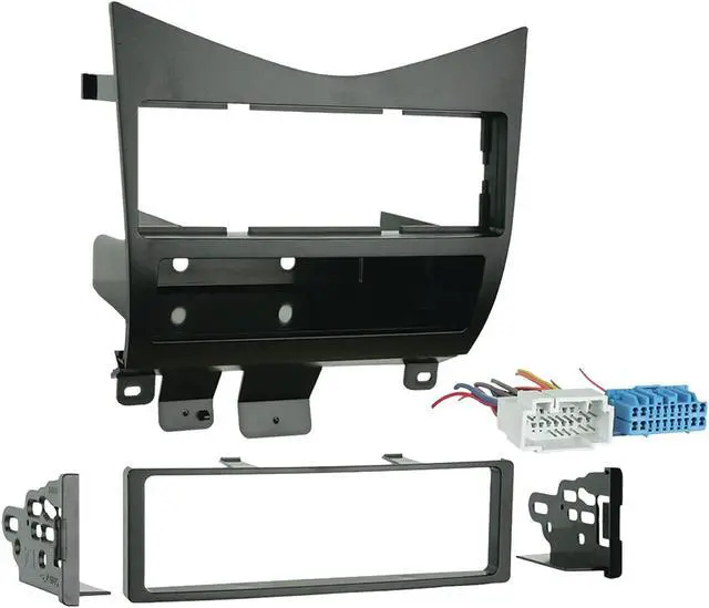 Alt view image 13 of 18 - Metra '03-'07 Honda Accord Lower Dash Mount Radio Install Kit 99-7862