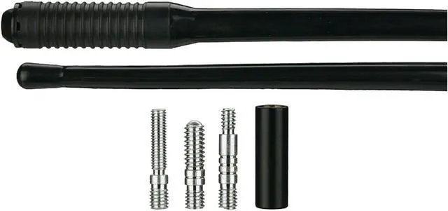 Alt view image 8 of 11 - METRA 44-RM1R UNIVERSAL BLACK CONDUCTIVE RUBBER REPLACEMENT MAST W/ 4 STUDS NEW