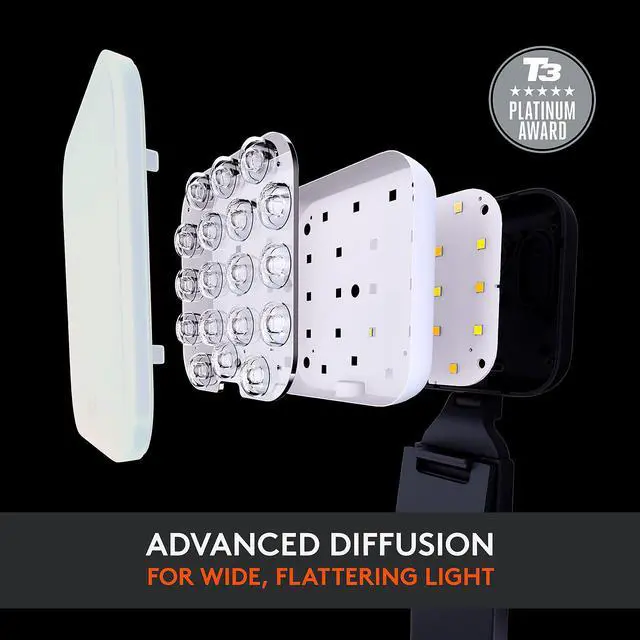 Alt view image 11 of 20 - Logitech Litra Glow Premium LED Streaming Light with TrueSoft 946-000001