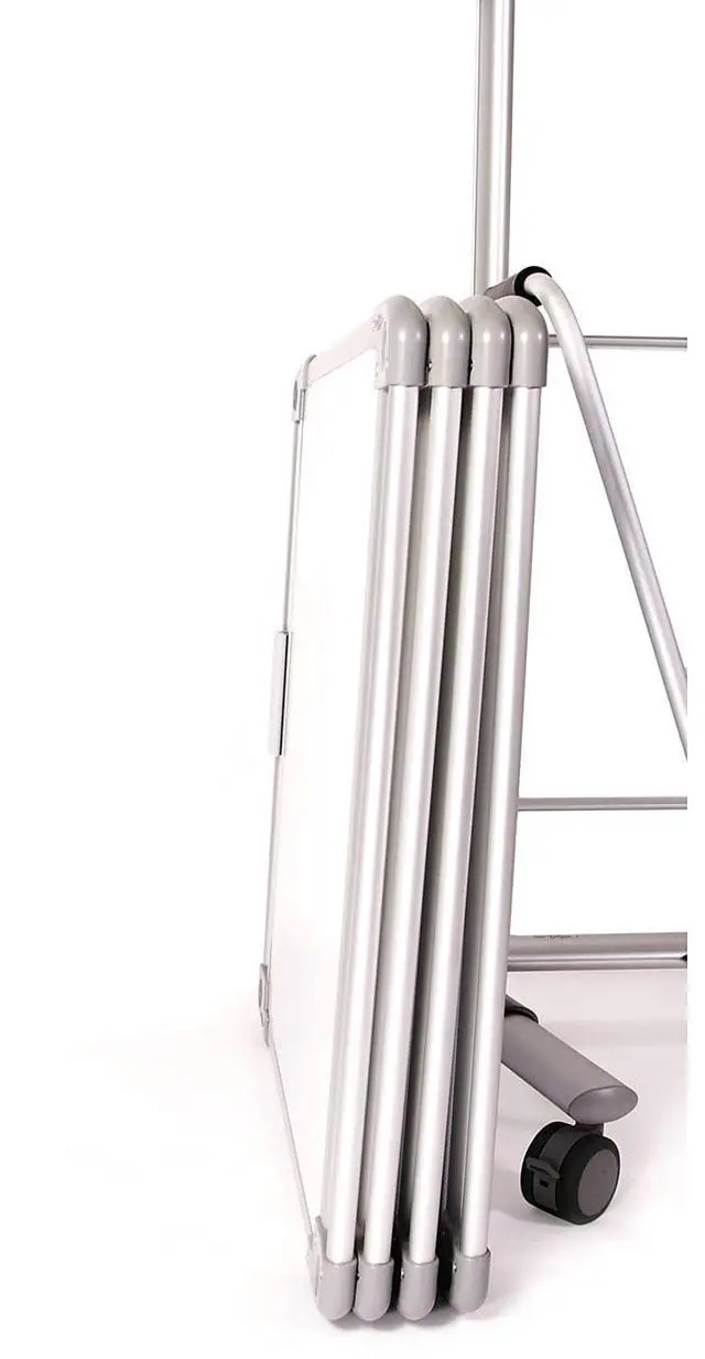 Alt view image 6 of 7 - Ghent NEX204EP4-FR Nexus Easel Whiteboard - 32" x 76.13" - White Surface, Satin Aluminum Frame