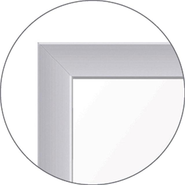 Alt view image 2 of 5 - Ghent GRPM313S-46 OR Schedule Magnetic Whiteboard - Operating Room Scheduling Chart - 72.5" x 48.5" - White/Gray Surface, Satin Aluminum Frame