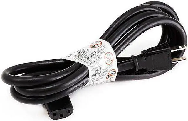 Alt view image 6 of 12 - Monoprice 10ft 14AWG Power Cord w/ 3 Conductor PC Power Connector Socket, 15A (NEMA 5-15P to Right Angle IEC-320-C13)