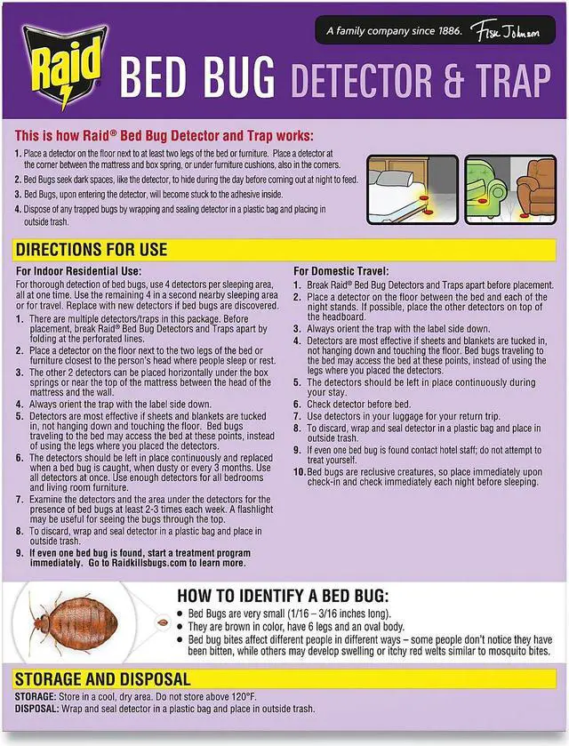 Alt view image 4 of 6 - Bed Bug Detector and Trap, 17.5 oz, Aerosol