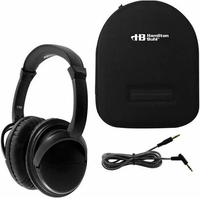 Alt view image 16 of 20 - HamiltonBuhl Deluxe Active Noise-Cancelling Headphones with Case