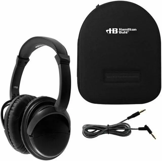 Alt view image 18 of 20 - HamiltonBuhl Deluxe Active Noise-Cancelling Headphones with Case