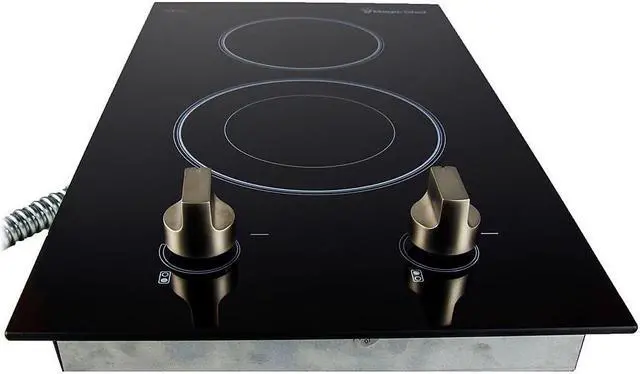 Alt view image 5 of 10 - Magic Chef 12-Inch Electric Cooktop 120V MCSCTE12BG2