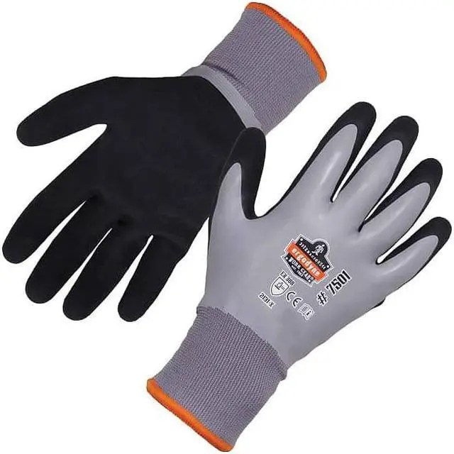 Main image of Ergodyne ProFlex 7501 Waterproof Winter Work Gloves Gray Medium 12 Pairs (17633)