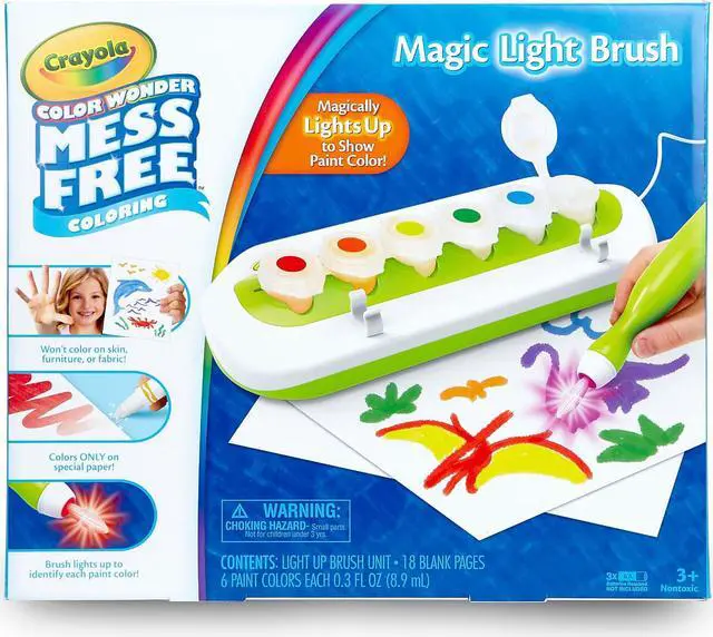 Alt view image 3 of 4 - Crayola Color Wonder Magic Light Brush - Mess Free