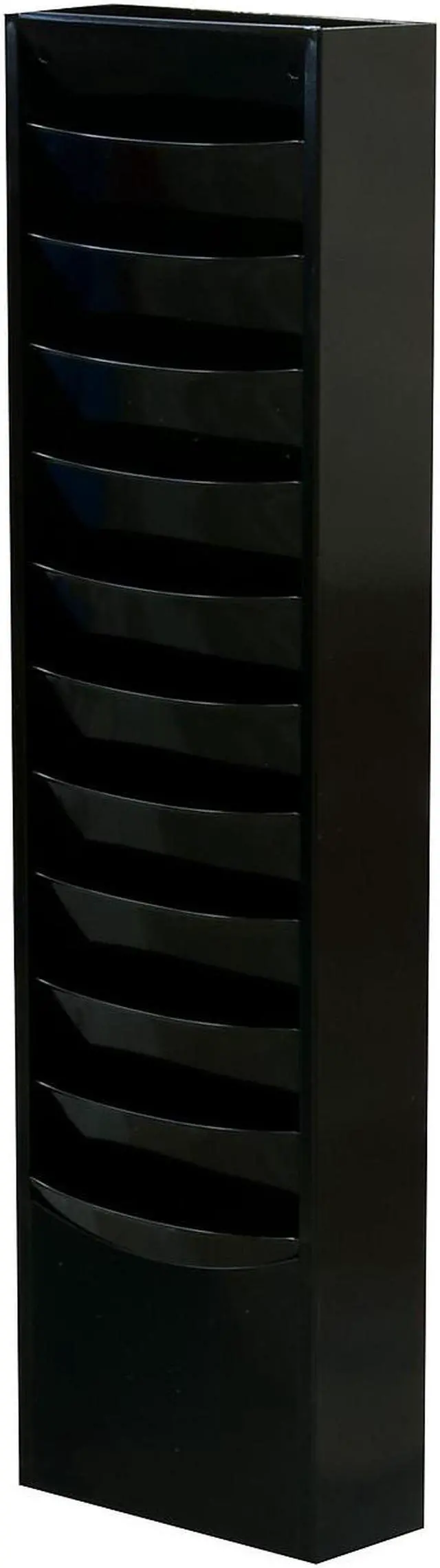 Alt view image 7 of 8 - DURHAM MFG 402-08 Literature Rack,Compartment 11,Blk